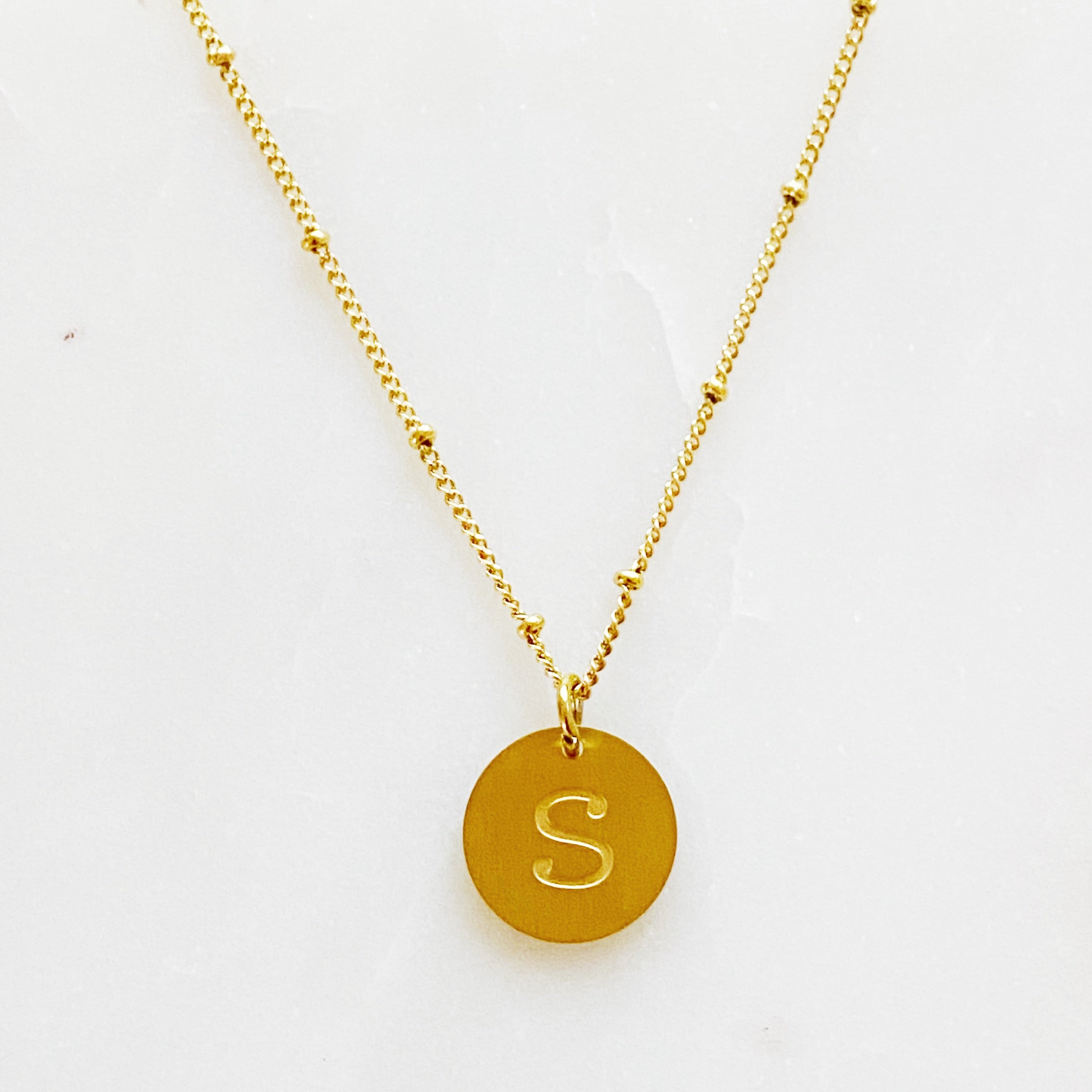 Ellison + Young: Singular Charm Initial Necklace Ellisonyoung.com