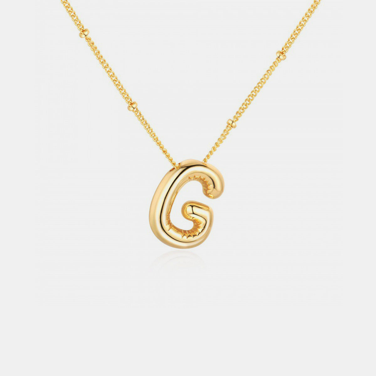18K Gold Letter Pendant Necklace Mason & Madison Co. Jewelry