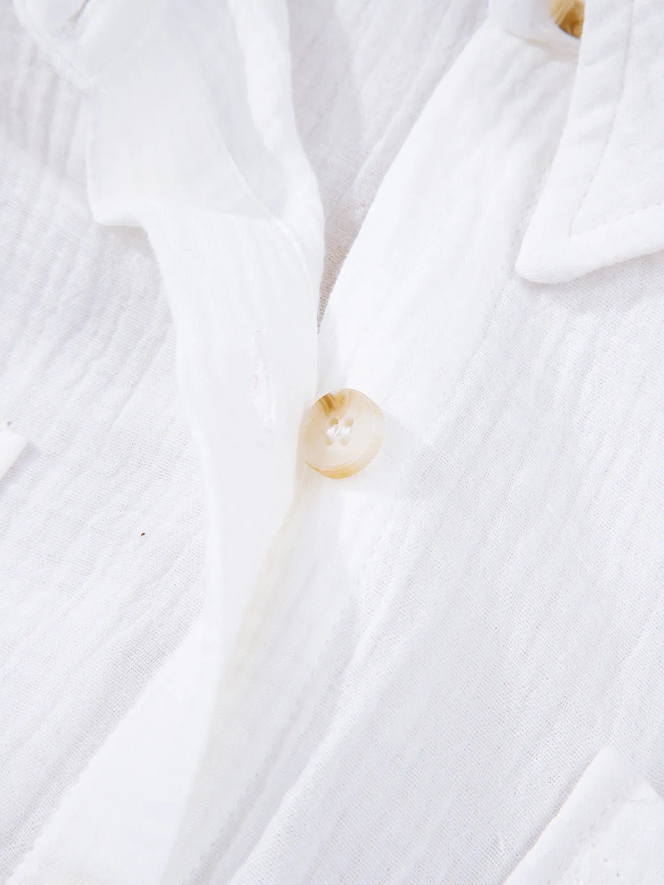 Lace Sleeve Button Down Shirt - Atelievuè