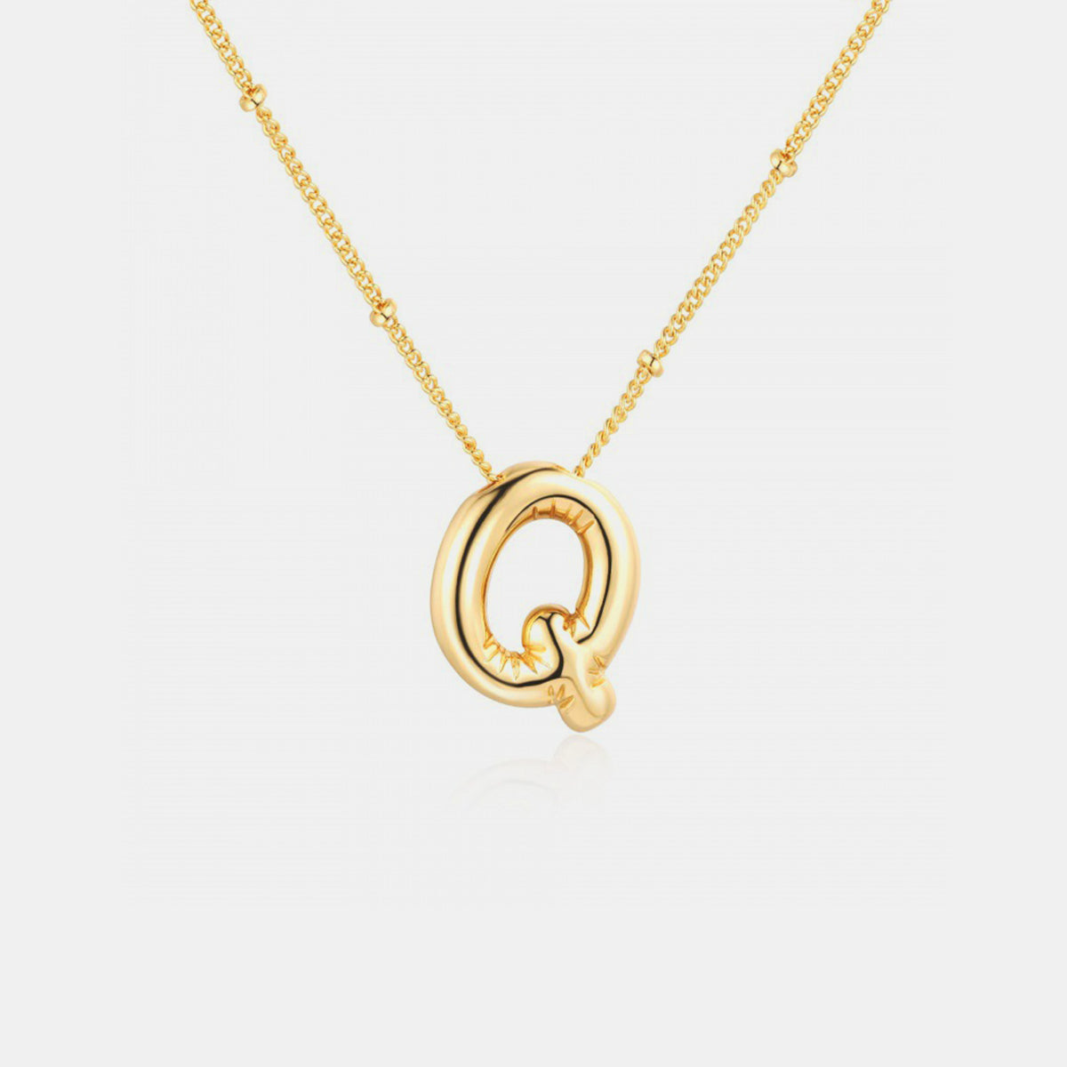 18K Gold Letter Pendant Necklace Mason & Madison Co. Jewelry
