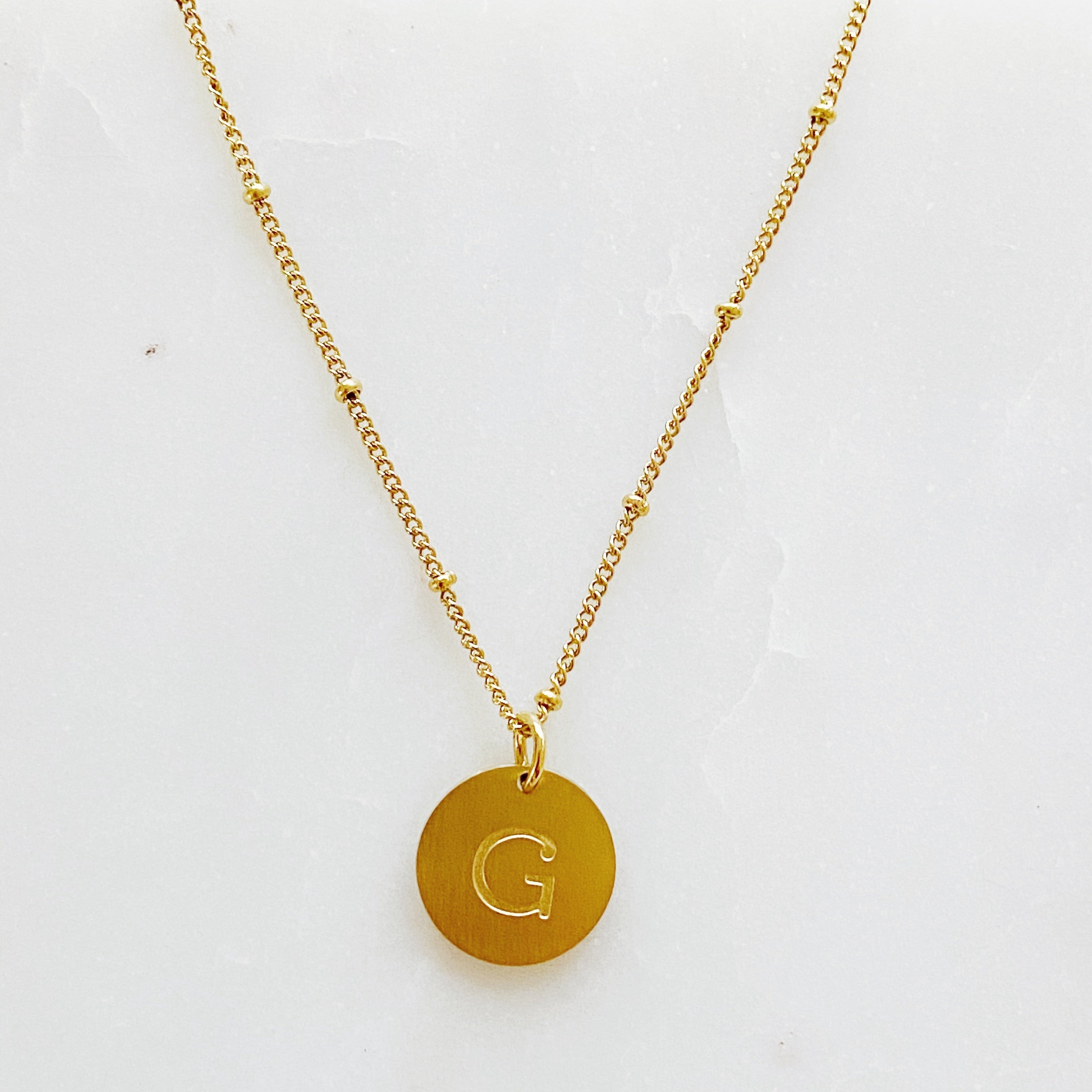 Ellison + Young: Singular Charm Initial Necklace Ellisonyoung.com