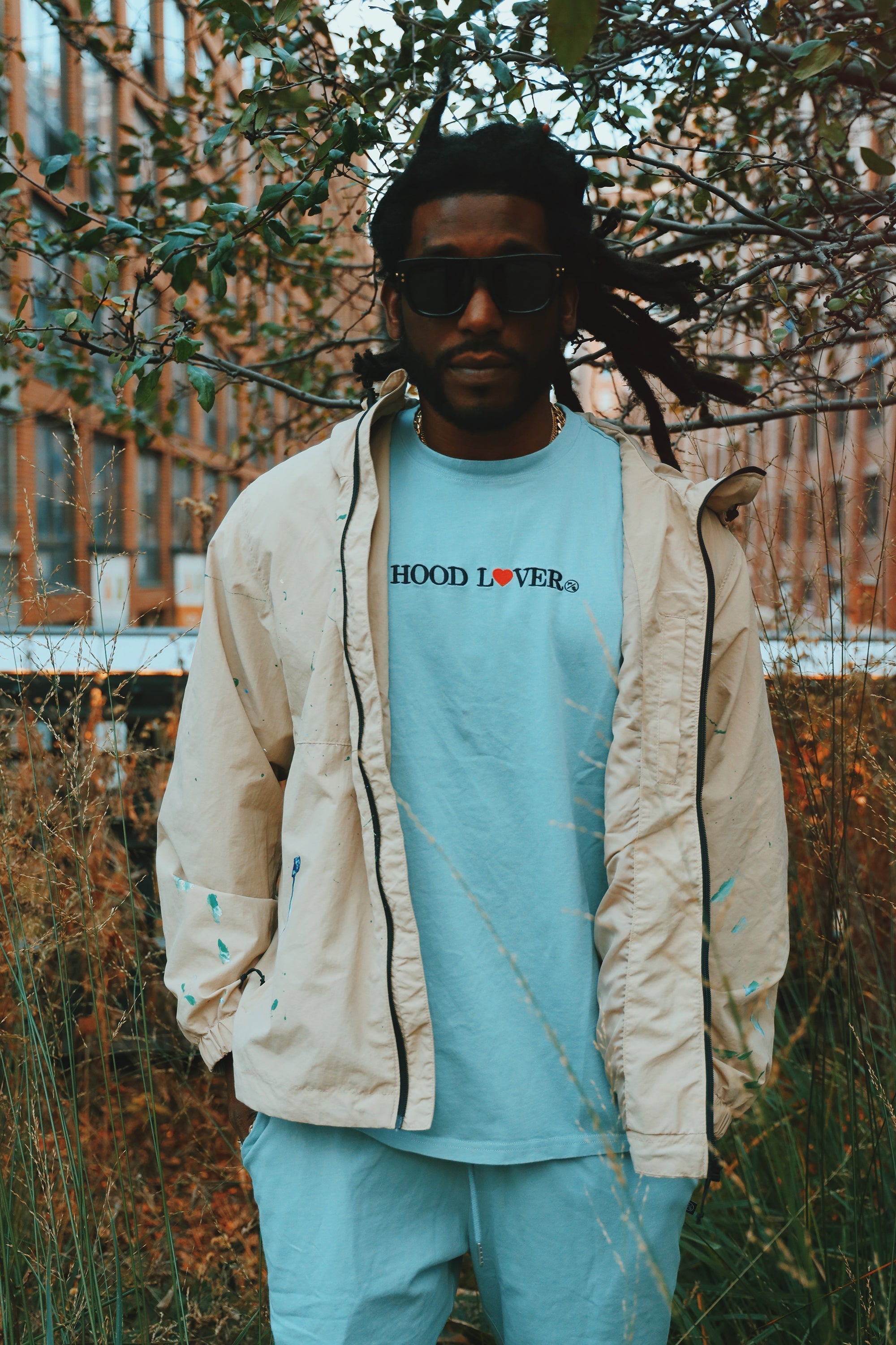 Hood Lover Vintage Denim Shirt - Oversize Fly Supply Co