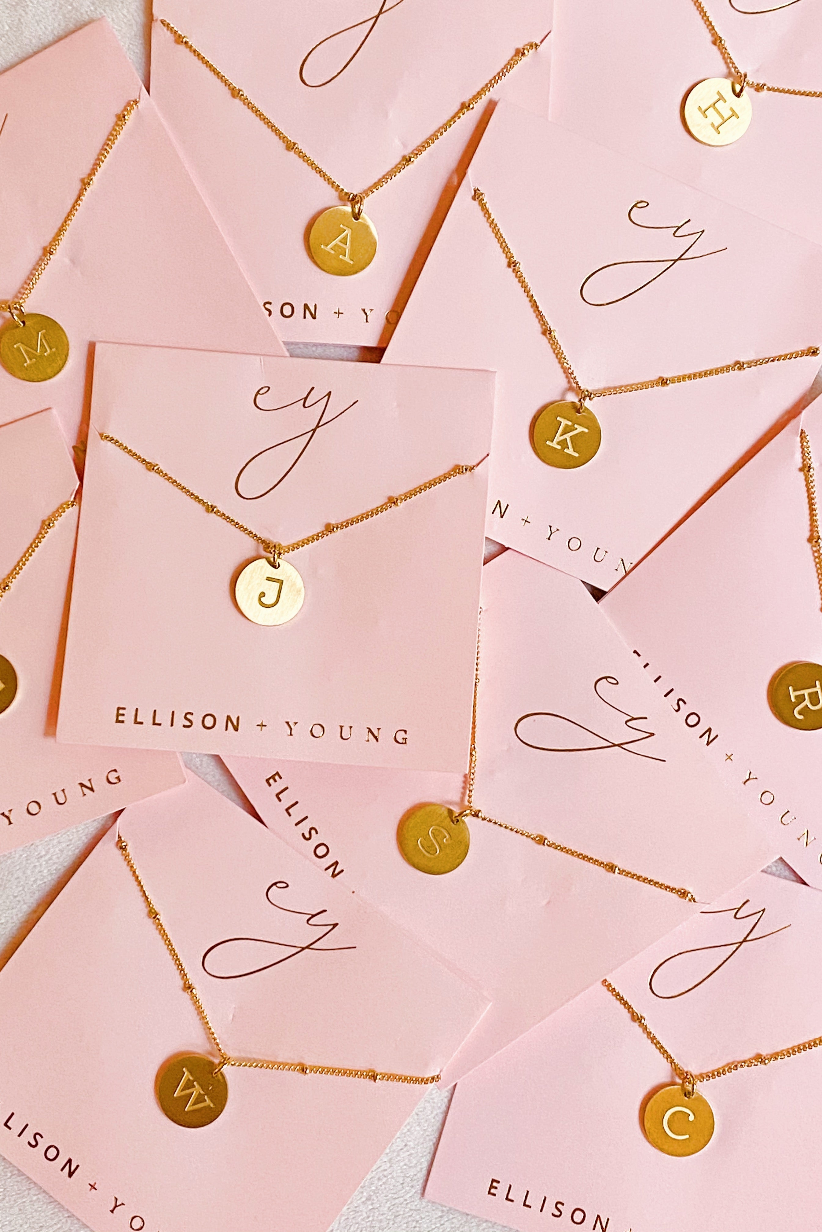 Ellison + Young: Singular Charm Initial Necklace Ellisonyoung.com