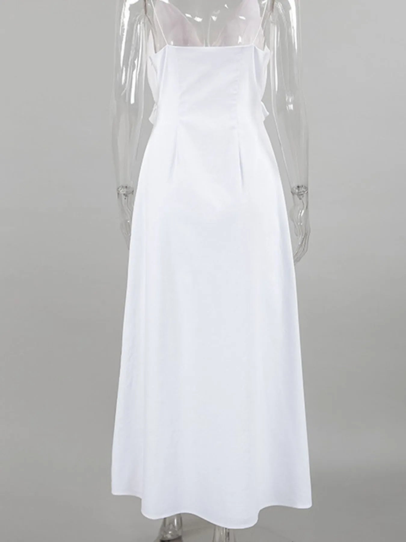 Ruffled V-Neck Maxi Dress - Atelievuè