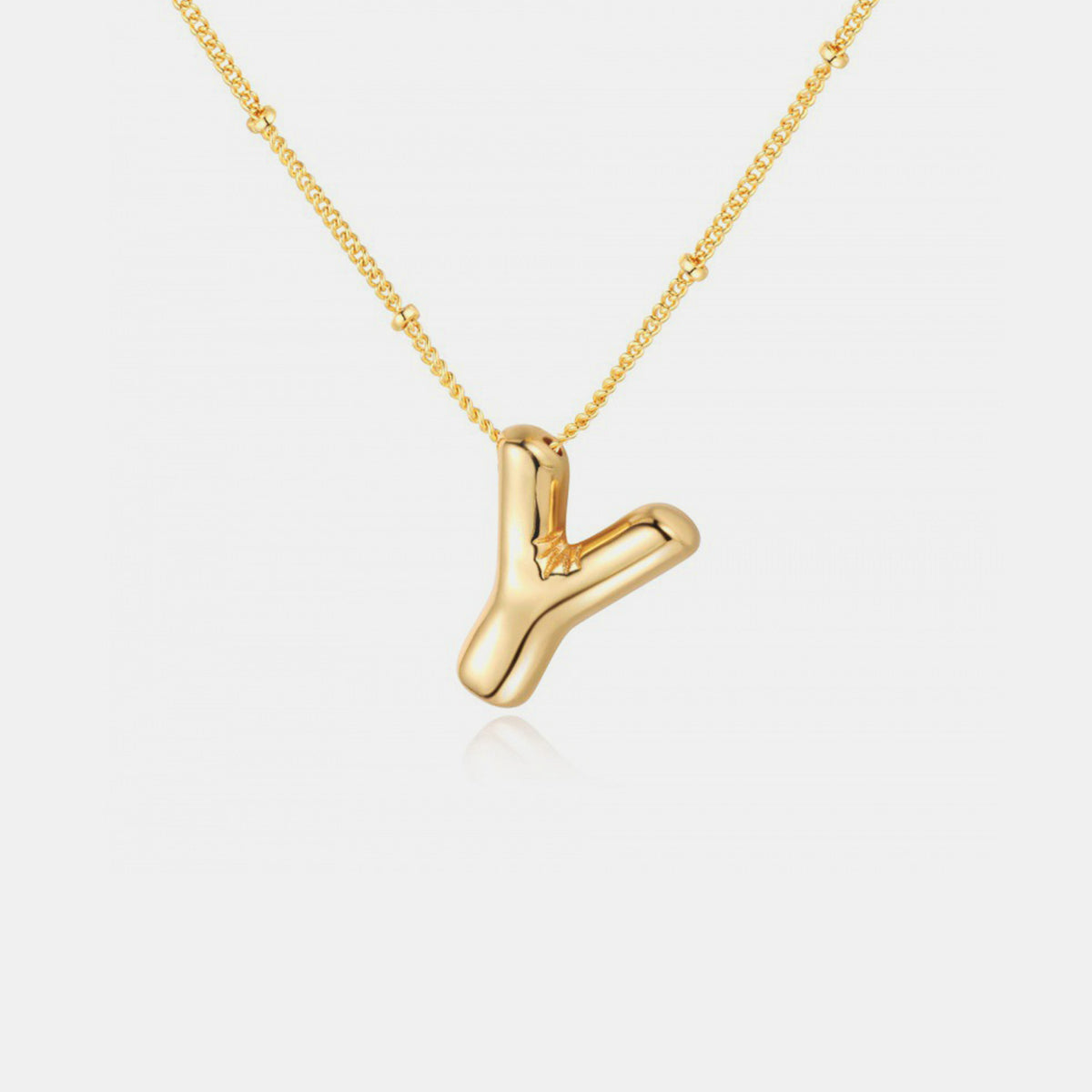 18K Gold Letter Pendant Necklace Mason & Madison Co. Jewelry