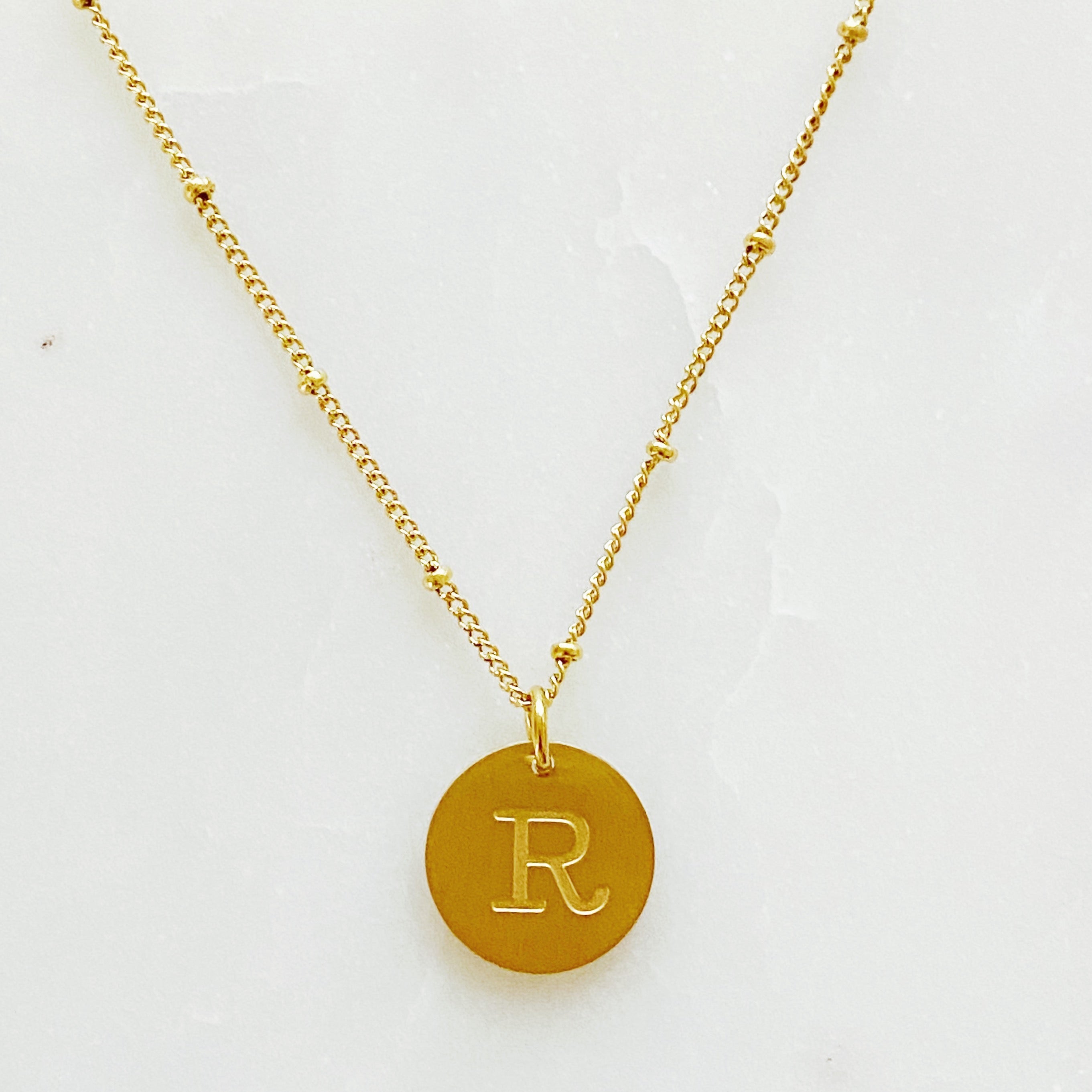 Ellison + Young: Singular Charm Initial Necklace Ellisonyoung.com