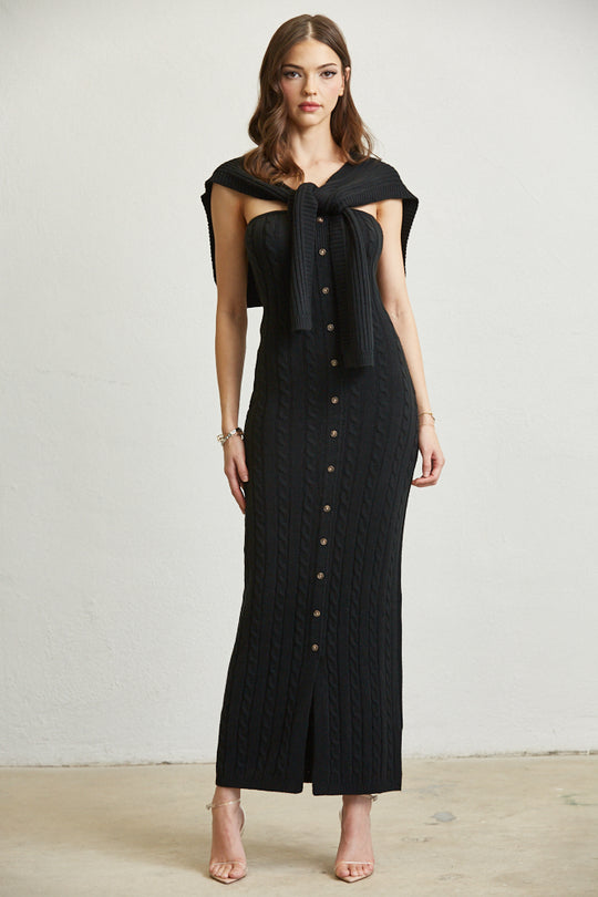 Sleeveless Knit Dress & Maxi Sweater Dress from Rose Paulino RosePaulino