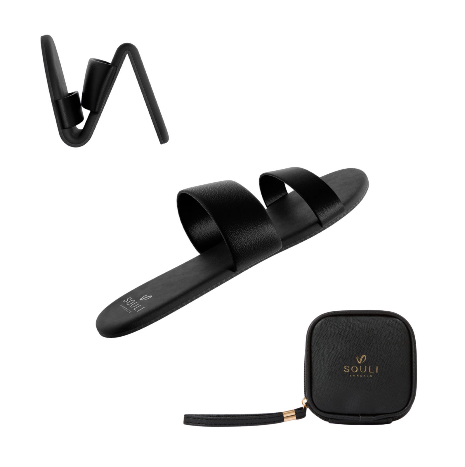Souli Slides With Case & Thin Sole Souli