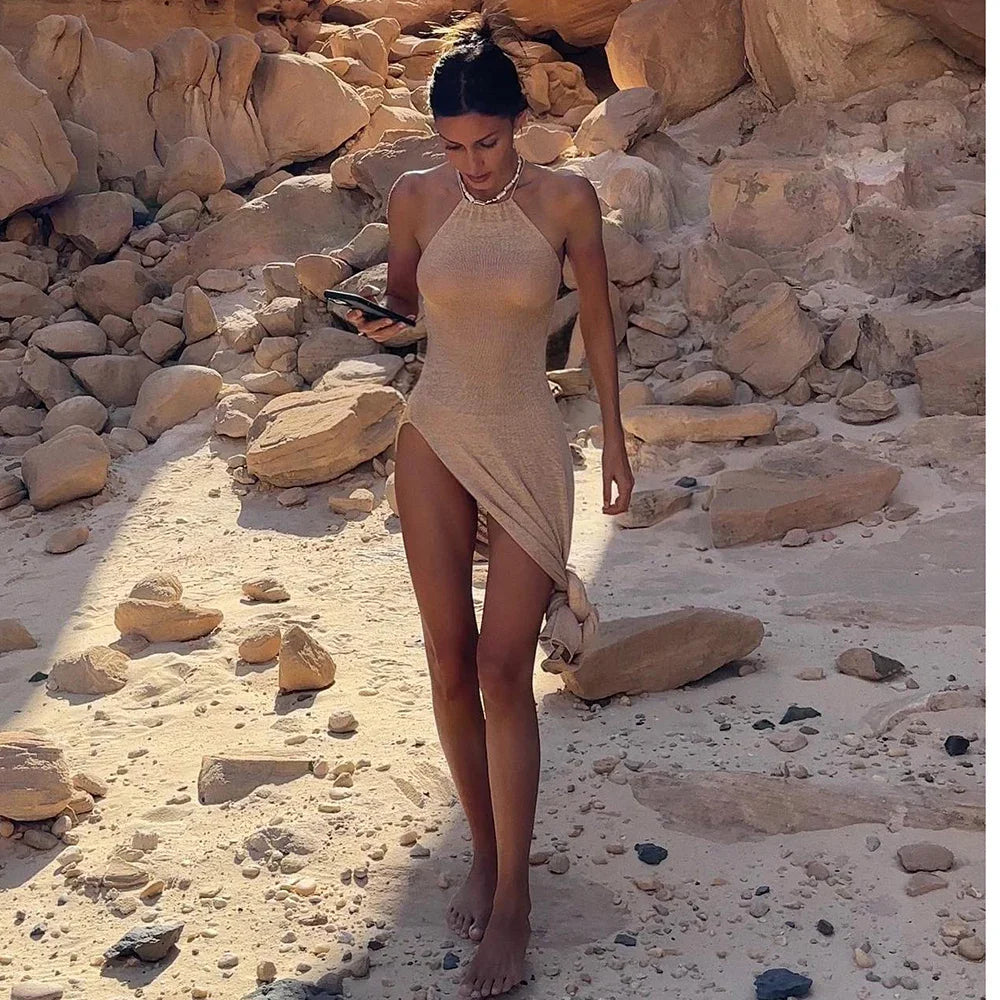 Helena Knitted swimwear Cover Up Sexikinis Swim
