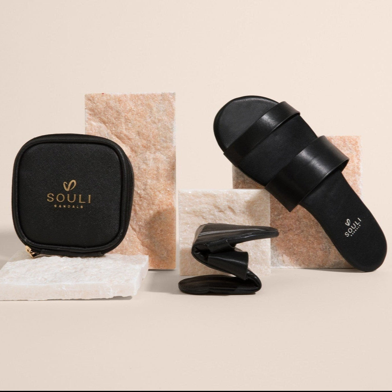 Souli Slides With Case & Thin Sole Souli