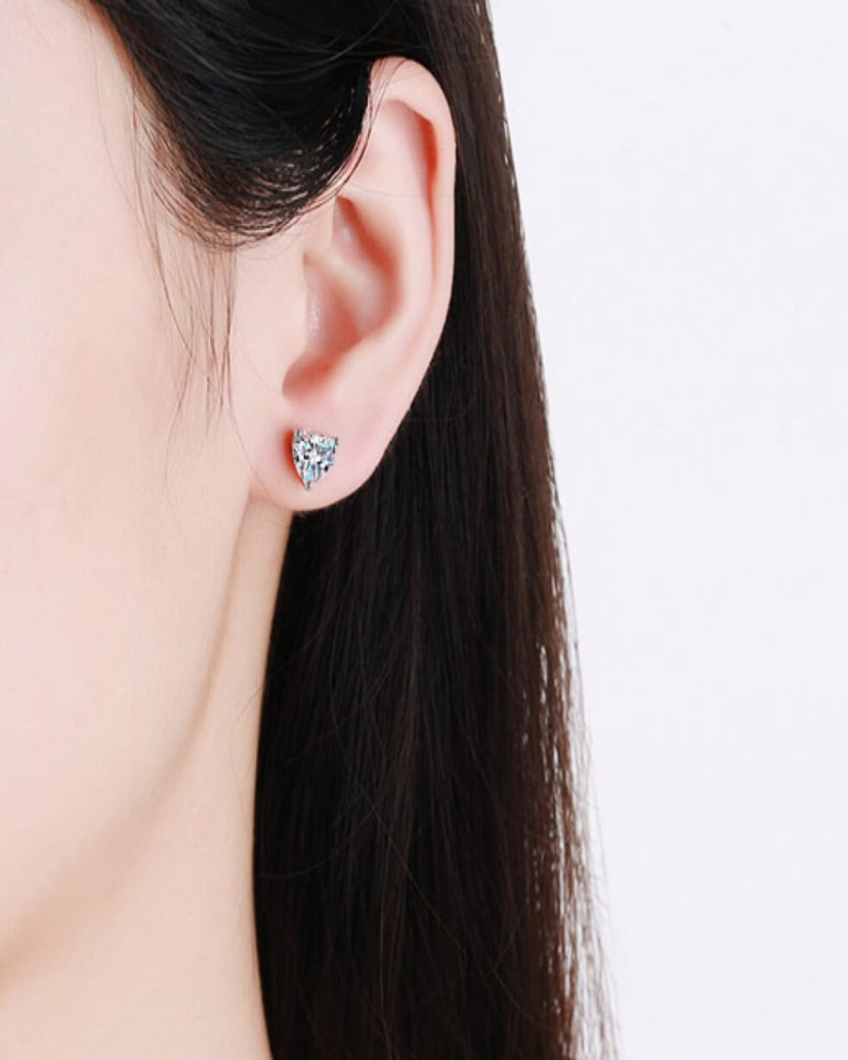 1 Carat Diamond Heart Stud Earrings Mason & Madison Co. Jewelry