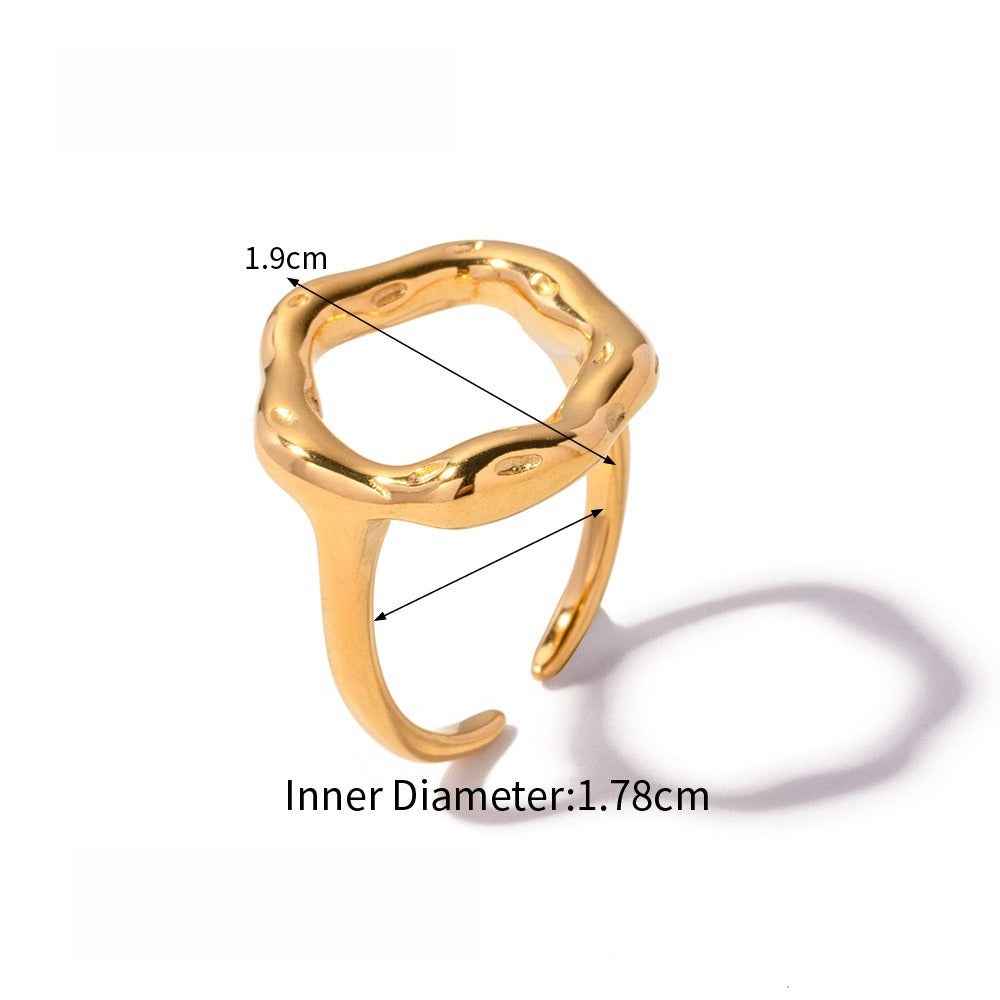 18K Gold and Zirconia Earring Set
