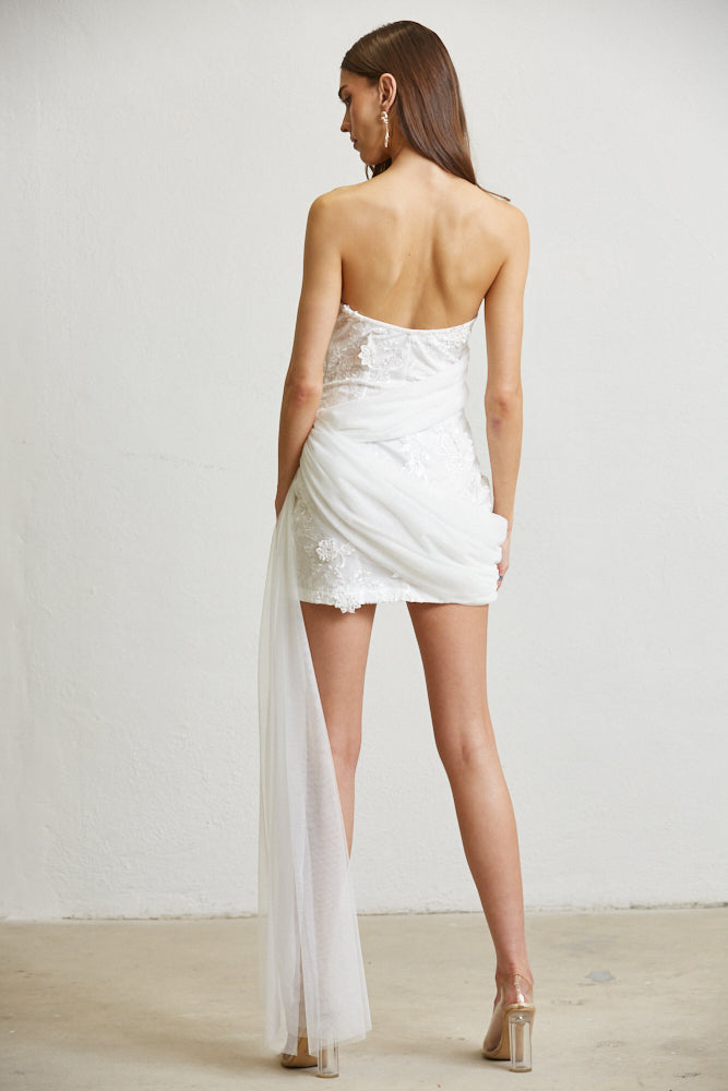 Floral Whispers Mesh Dress RosePaulino