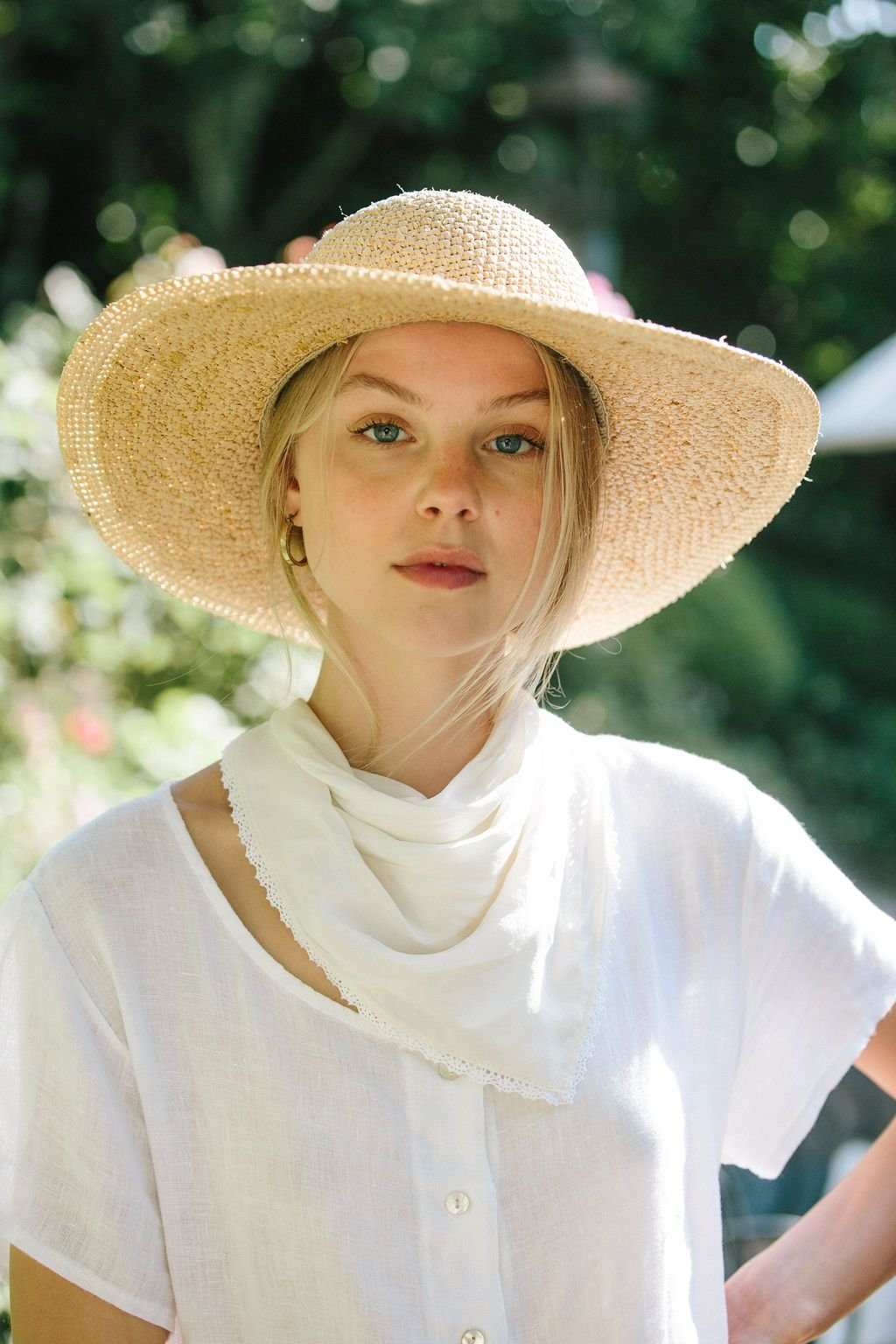 Charlotte Linen Dress - White Linen Dress MERRITT CHARLES