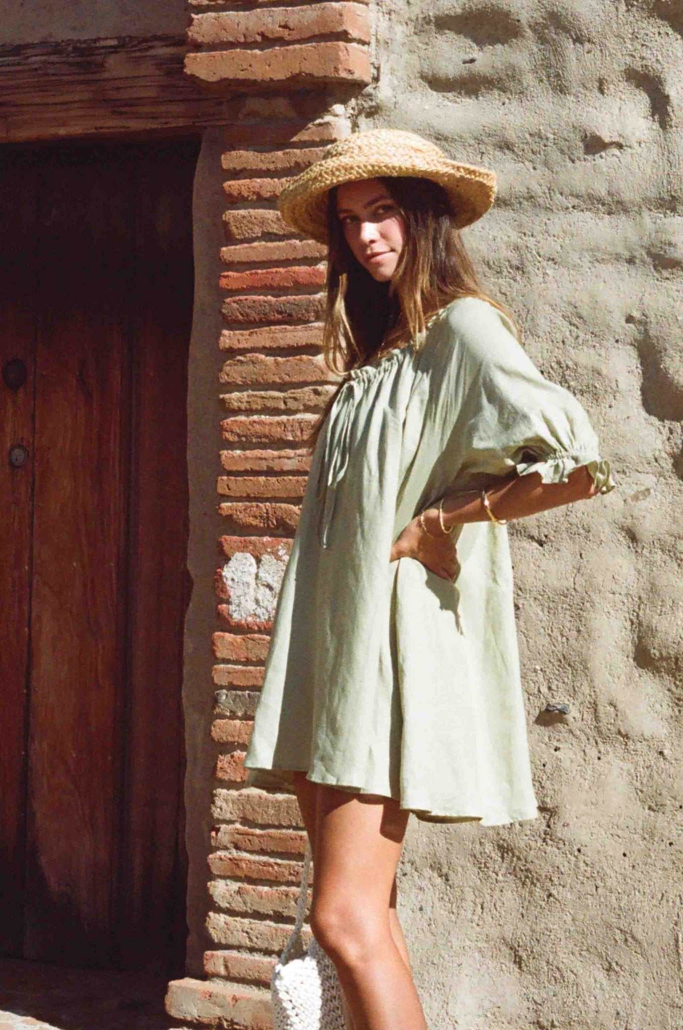 Portofino Dress - Sage Green Dress MERRITT CHARLES