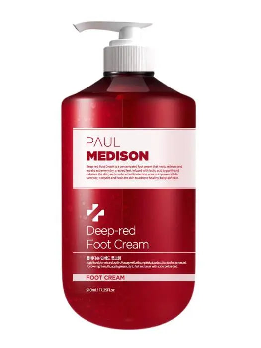 PAUL MEDISON Deep-Red Keratin Care Foot Cream 510ml - Atelievuè