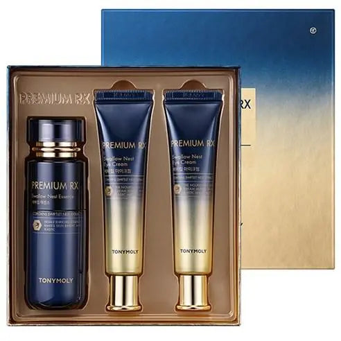 TONYMOLY Premium RX Swallow Nest Essence 55ml + Eye Cream 30ml x 2p Set - Atelievuè