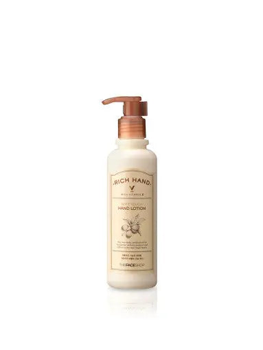 THE FACE SHOP Rich Hand V Soft Touch Hand Lotion 200ml - Atelievuè