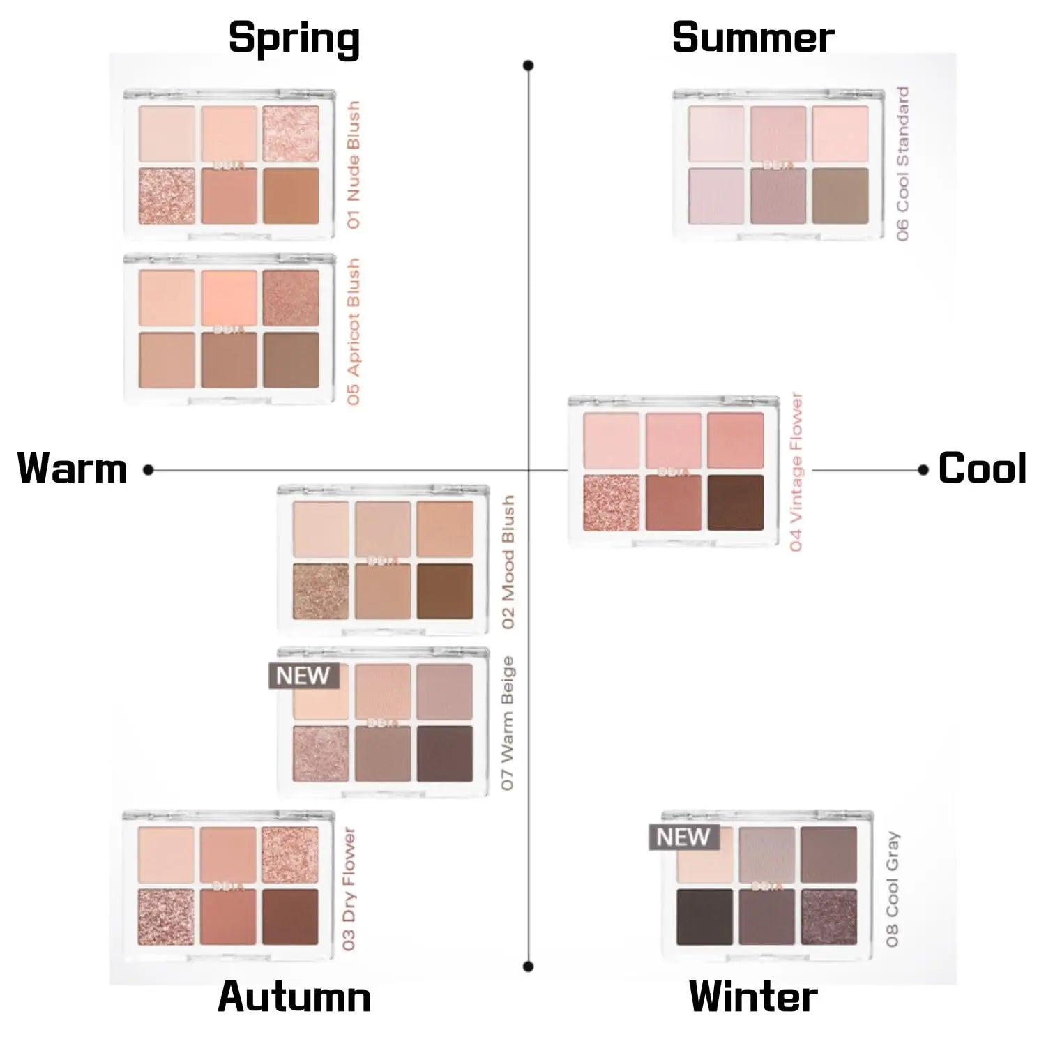 BBIA Ready to Wear Eye Palette 5g - Atelievuè