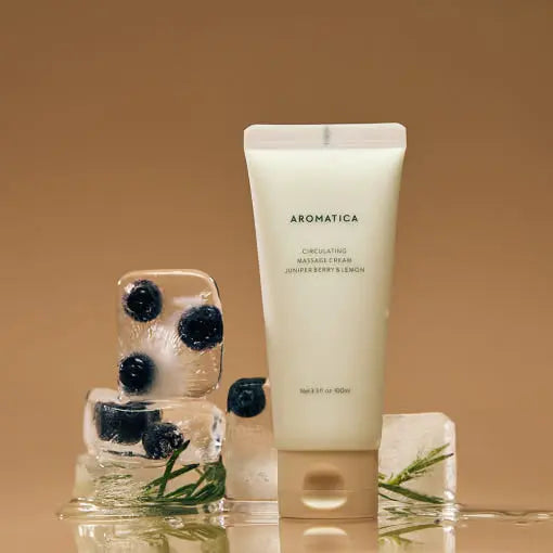 AROMATICA Circulating Massage Cream Juniper Berry & Lemon 100ml - Atelievuè