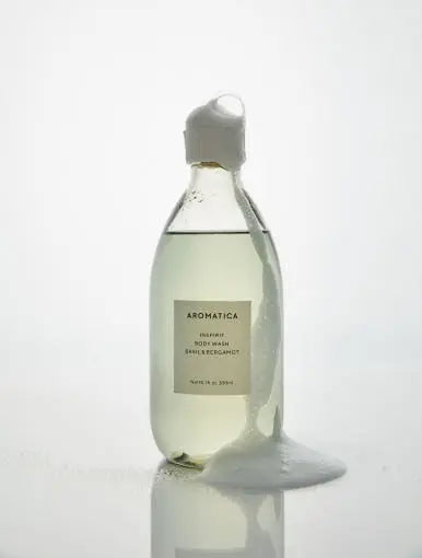 AROMATICA Inspirit Body Wash Basil & Bergamot 300ml - Atelievuè