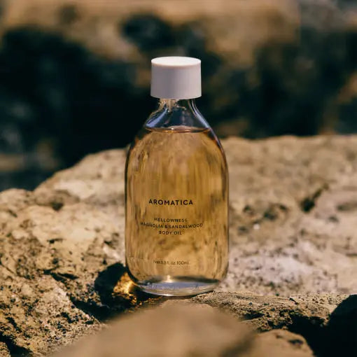 AROMATICA Mellowness Magnolia & Sandalwood Body Oil 100ml - Atelievuè