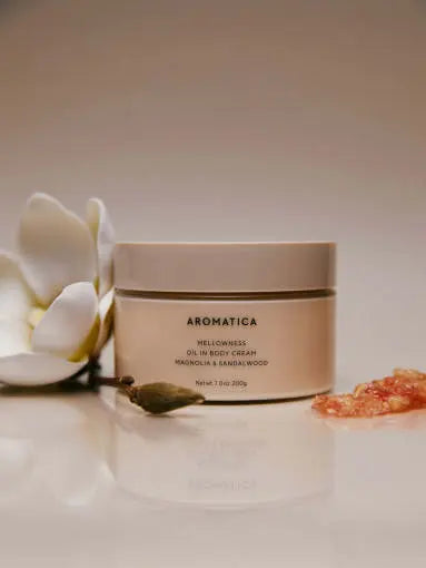 AROMATICA Mellowness Oil In Body Cream Magnolia & Sandanwood 200g - Atelievuè