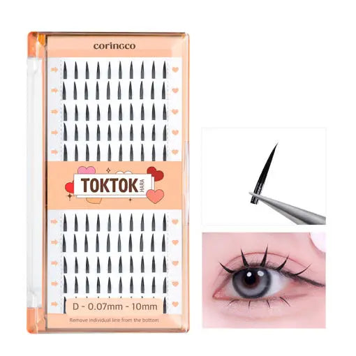 CORINGCO Toktok-Hara Bold Eyelash 100pcs (3 Types) - Atelievuè