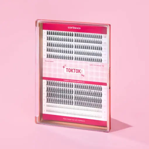 CORINGCO Toktok-Hara Wink Fake Eyelashes 292pcs (Mix Set) - Atelievuè