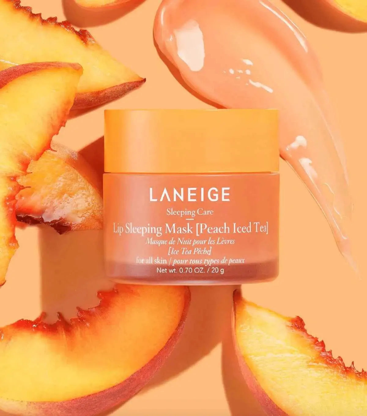 LANEIGE Lip Sleeping Mask EX 20ml #Peach Iced Tea - Atelievuè
