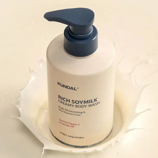 KUNDAL RICH SOYMILK CREAMY BODY WASH 500ml #Mellow Vanilla - Atelievuè