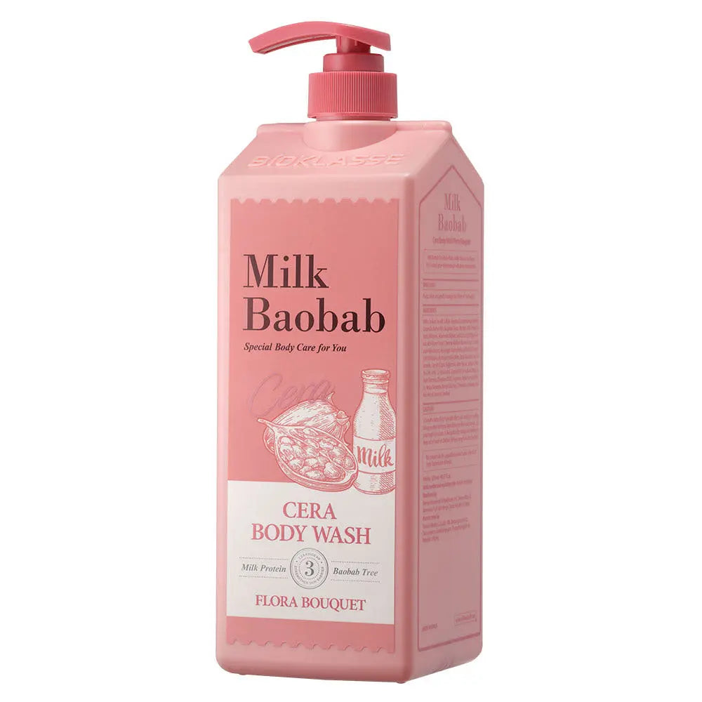 BIOKLASSE MILK BAOBAB CERA Body Wash 1200ml #Flora Bouquet - Atelievuè