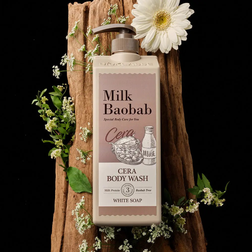 BIOKLASSE MILK BAOBAB CERA Body Wash 1200ml #White Soap - Atelievuè