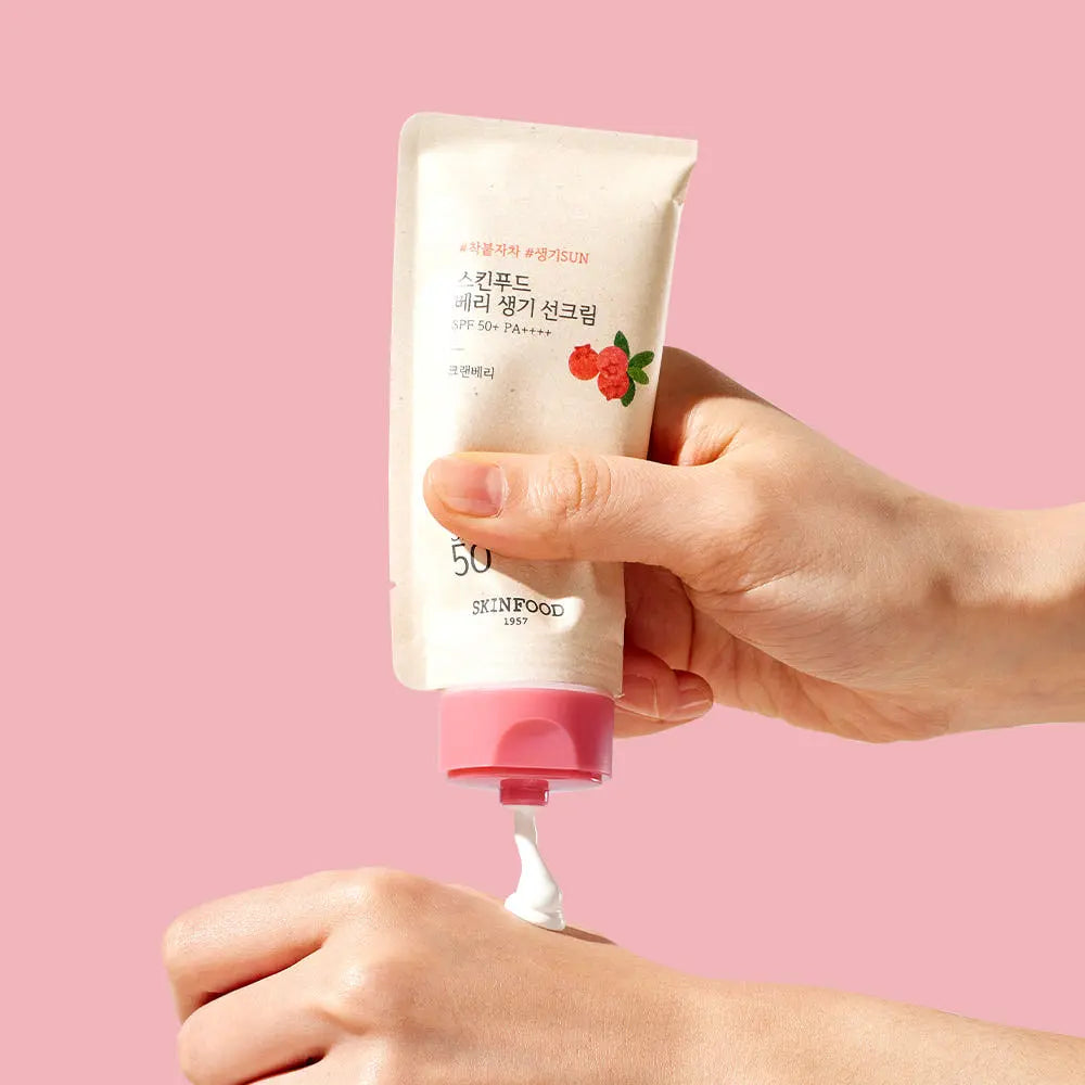SKINFOOD Berry Glowing Sun Cream SPF50+ PA++++ 50ml - Atelievuè