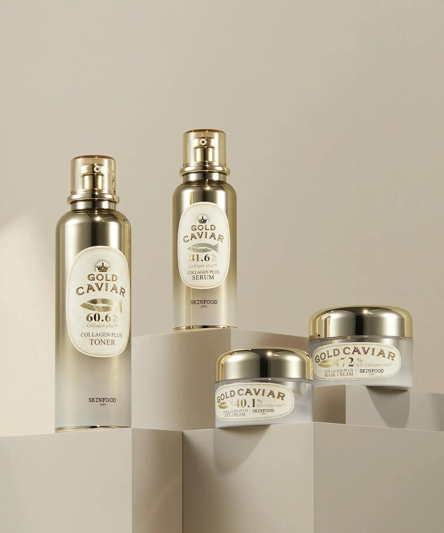 SKINFOOD Gold Caviar Collagen Plus Eye Cream 30g - Atelievuè