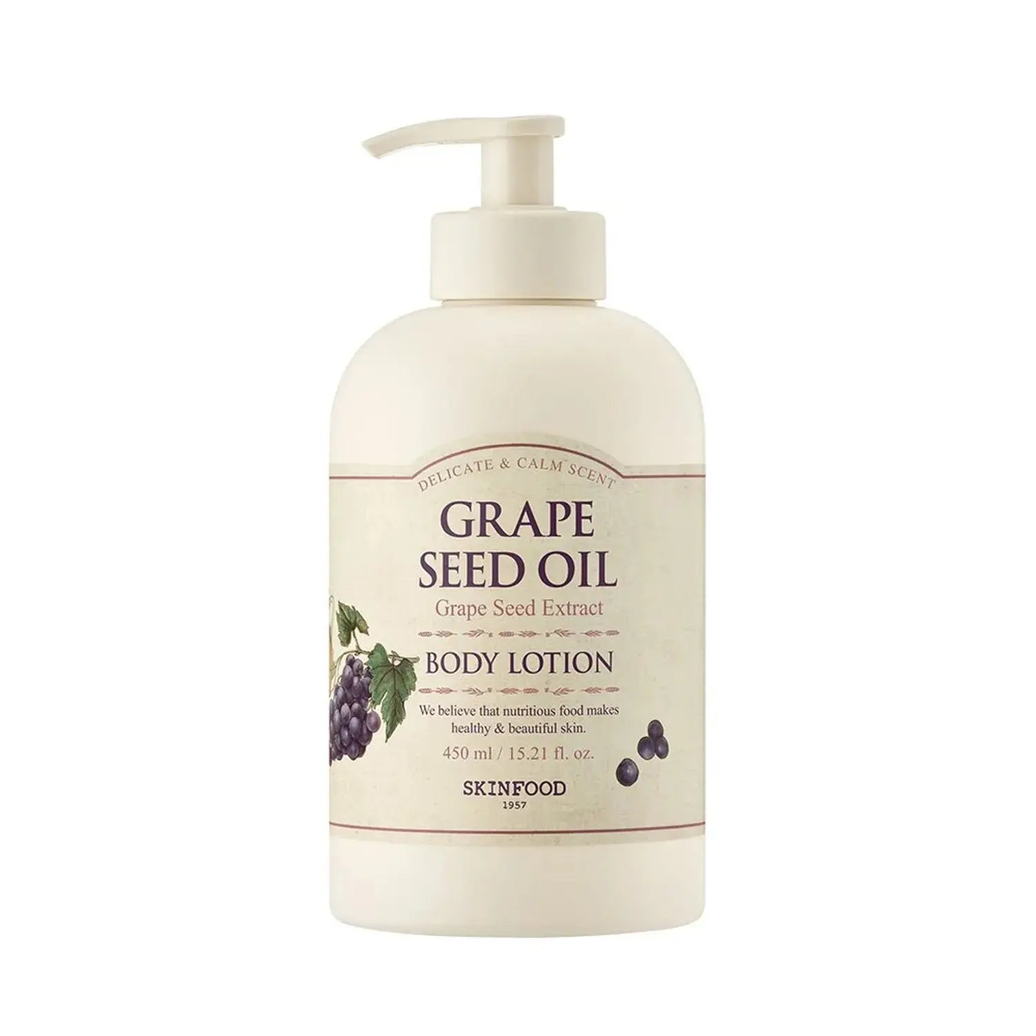 SKINFOOD Grape Seed Oil Body Lotion 450ml - Atelievuè