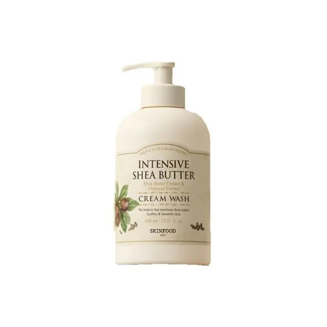 SKINFOOD Intensive Shea Butter Body Cream Wash 450ml - Atelievuè