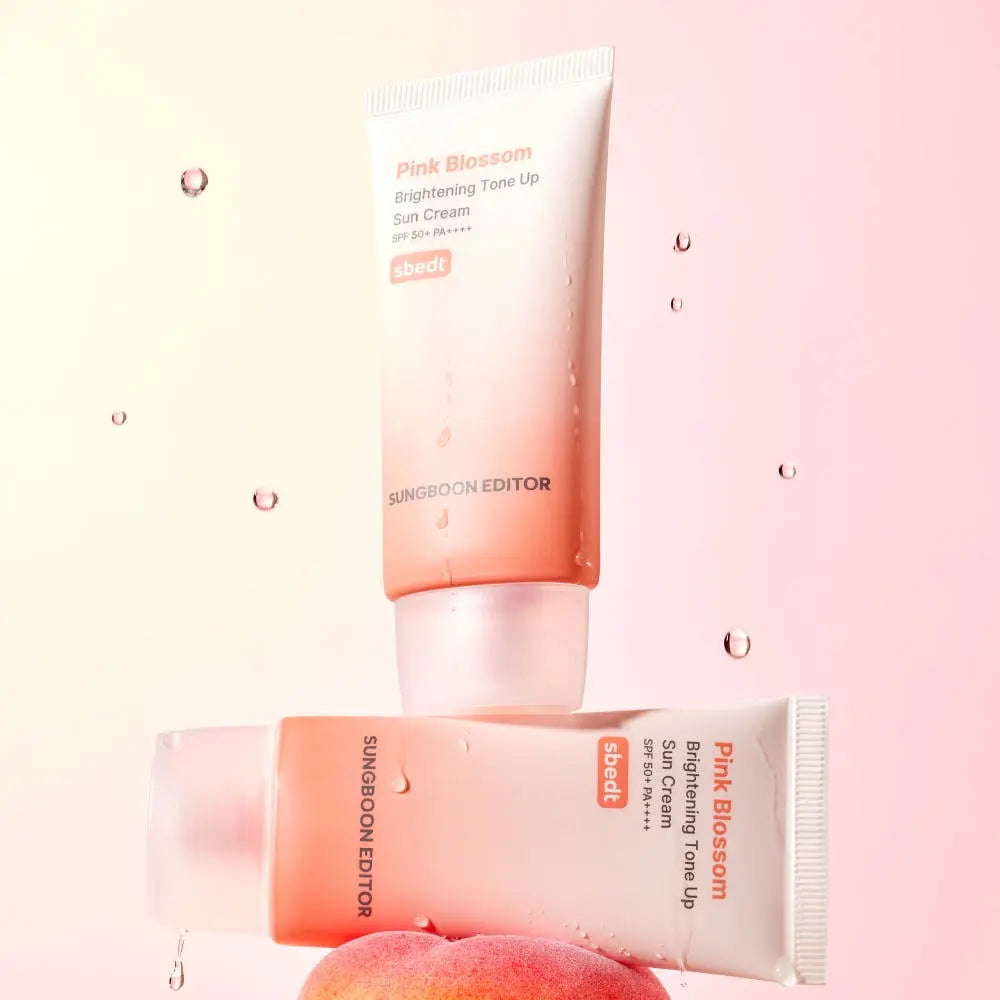 SUNGBOON EDITOR Pink Blossom Brightening Tone Up Sun Cream SPF 50+ PA+++ 50ml - Atelievuè