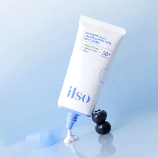 ilso Bilberry Cool Calming Moisture Sun Cream SPF 50+ PA++++ 50ml - Atelievuè