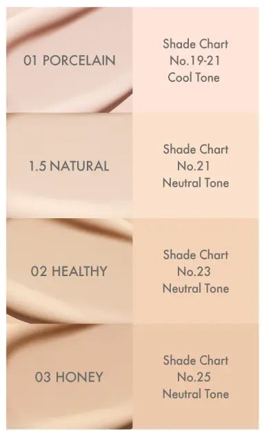 AMUSE Ceramic Skin Perfector Cushion SPF40 PA++ 15g (4 Colors) - Atelievuè