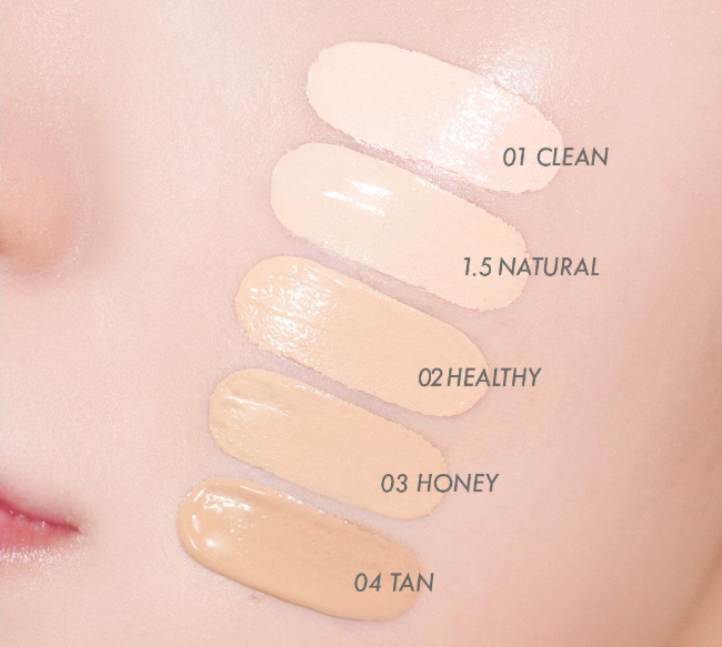 AMUSE Dew Jelly Master Cushion SPF38 PA+++ 15g (4 Colors) - Atelievuè