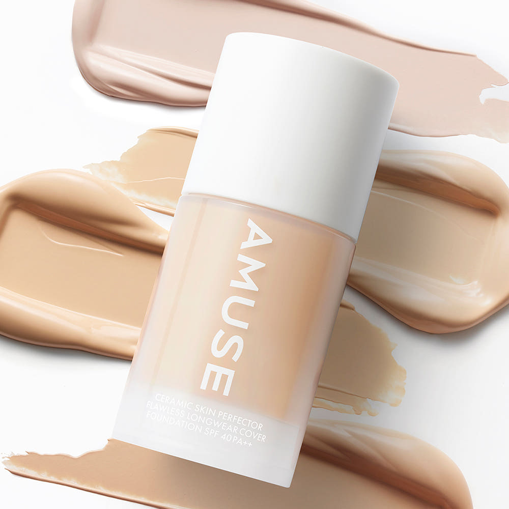 AMUSE Ceramic Skin Perfector Foundation SPF40 PA++ 30ml (4 Colors) - Atelievuè