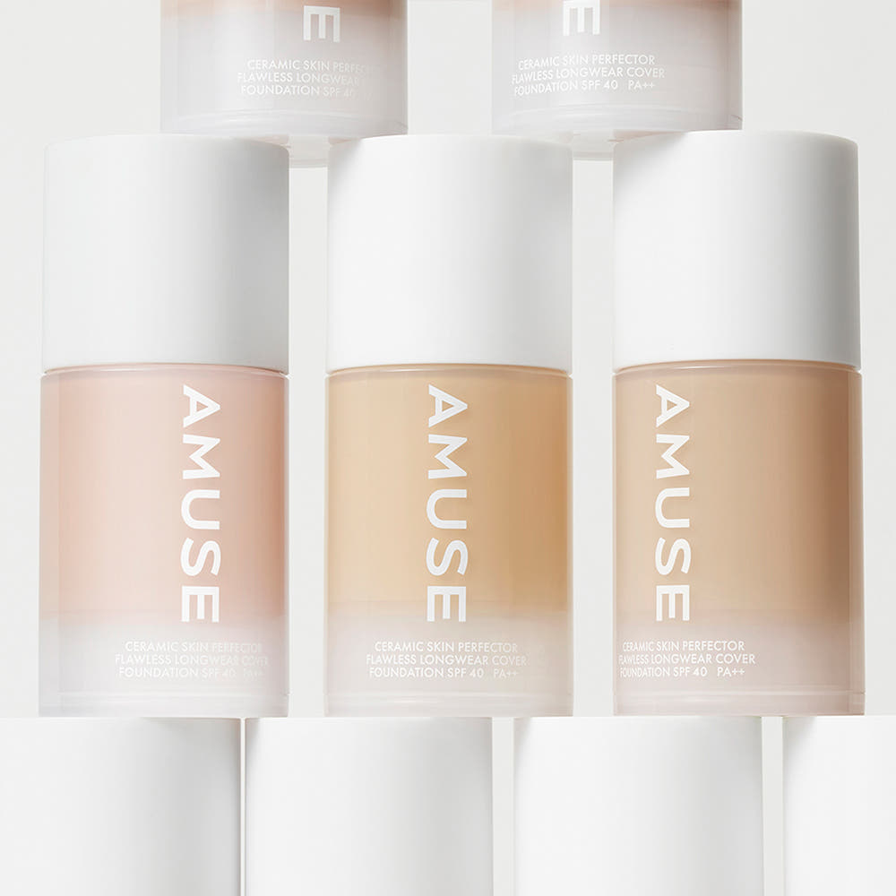 AMUSE Ceramic Skin Perfector Foundation SPF40 PA++ 30ml (4 Colors) - Atelievuè