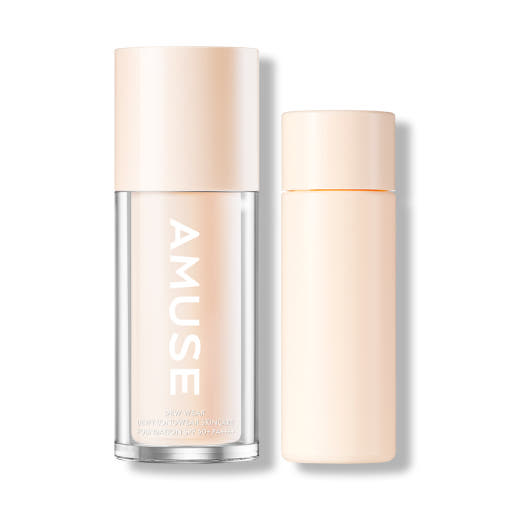 AMUSE Dew Wear Foundation SPF50+ PA++++ SET 35ml + 35ml(Refill) (4 Colors) - Atelievuè