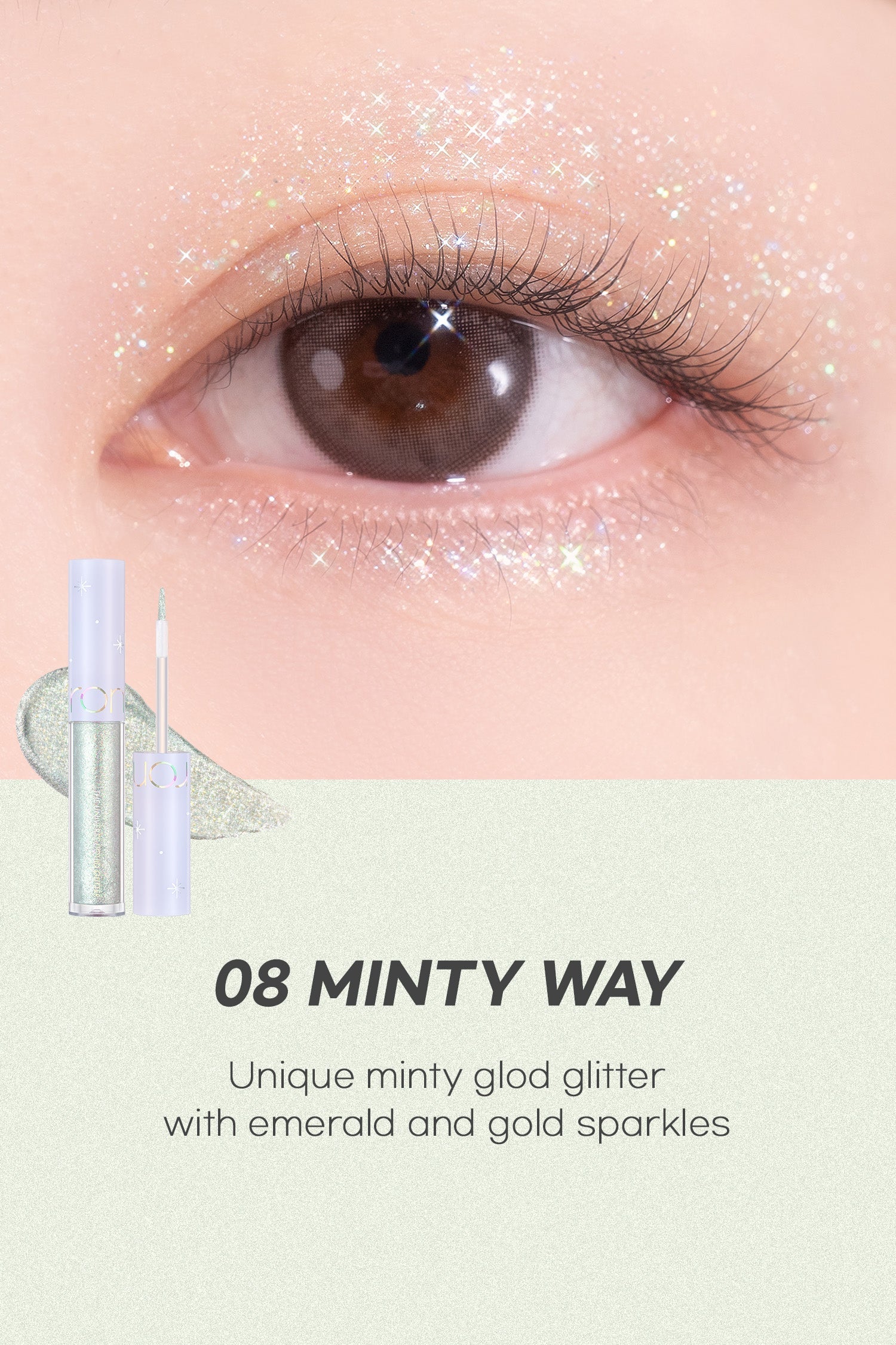 rom&nd The Universe Liquid Glitter 2g (4 Colors) - Atelievuè
