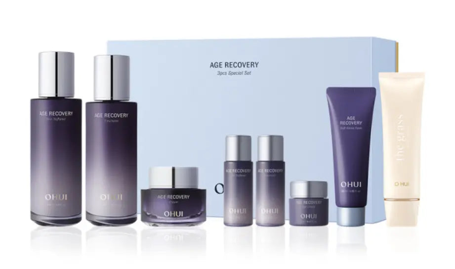 O HUI Age Recovery 3pcs Special Set (Skin 150ml+Emulsion 140ml+Cream 25ml) - Atelievuè