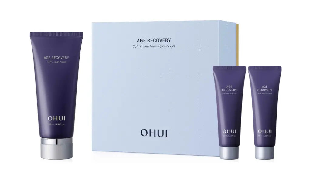 O HUI Age Recovery Soft Amino Foam Special Set (180ml+45mlx2ea) - Atelievuè