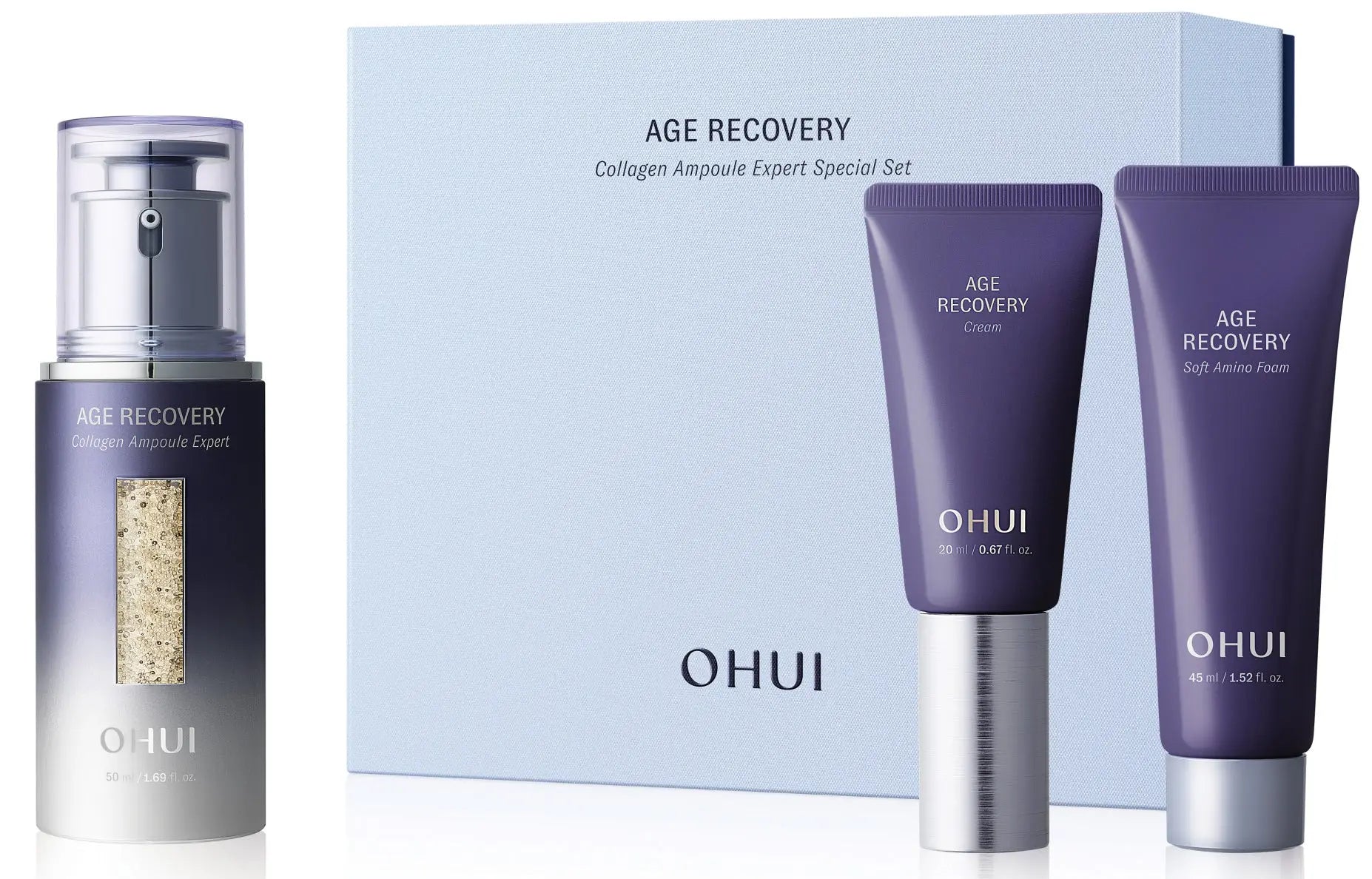 O HUI Age Recovery Collagen Ampoule Expert Special Set - Atelievuè