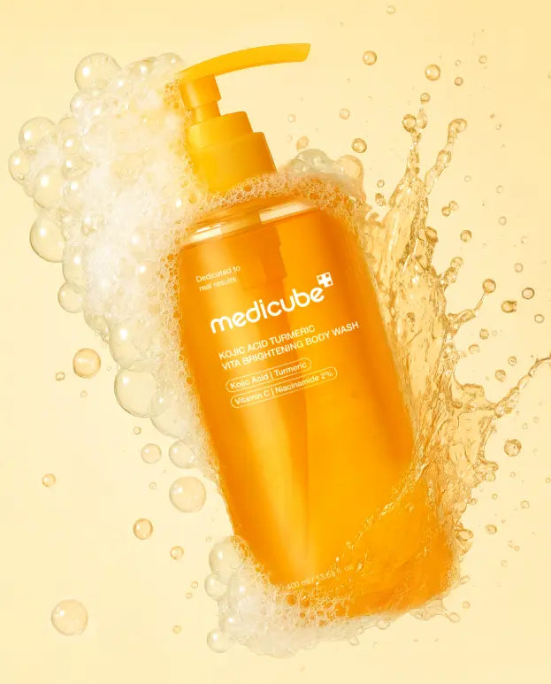 medicube Kojic Acid Turmeric Vita Brightening Body Wash 400ml - Atelievuè