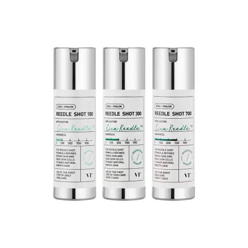 VT Reedle Shot Compact Set (Reedle shot 100 10ml+Reedle Shot 300 10ml+Reedle Shot 700 10ml) - Atelievuè